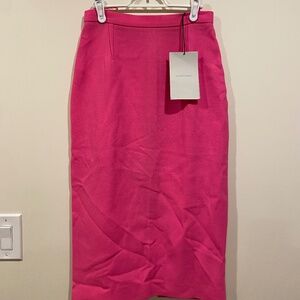 BRAND NEW Roland Mouret Pink Skirt Size 8